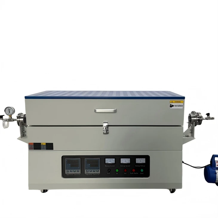 Đai áp-áp suất cao chân không cao Chứng chỉ CE Lò ống vùng nhiệt độ kép